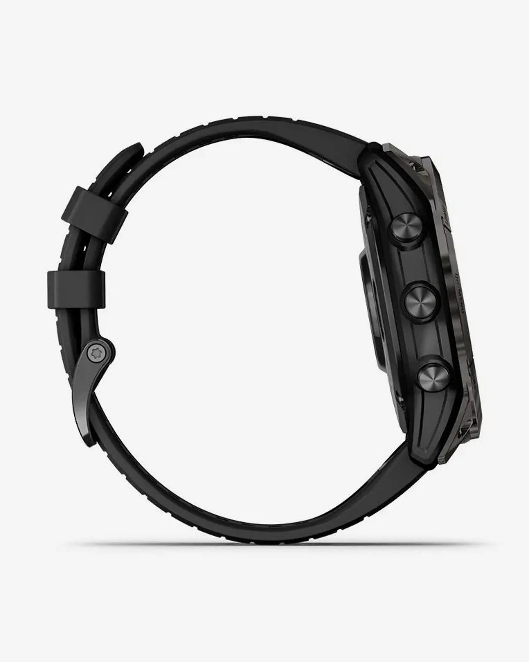 Garmin Fenix 7X Pro Solar Edition, dunkelgrau, schwarzes Armband