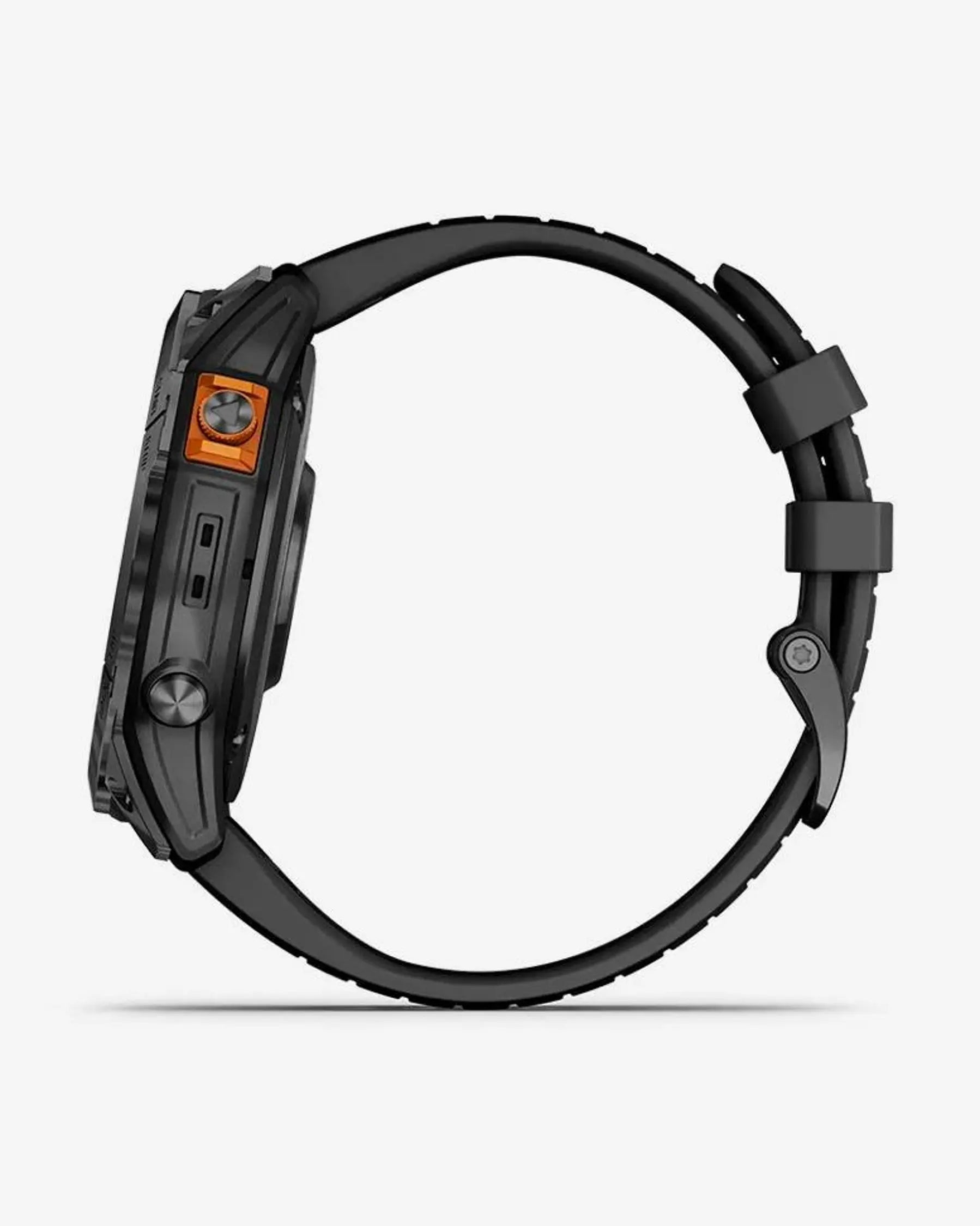 Garmin Fenix 7X Pro Solar Edition, dunkelgrau, schwarzes Armband