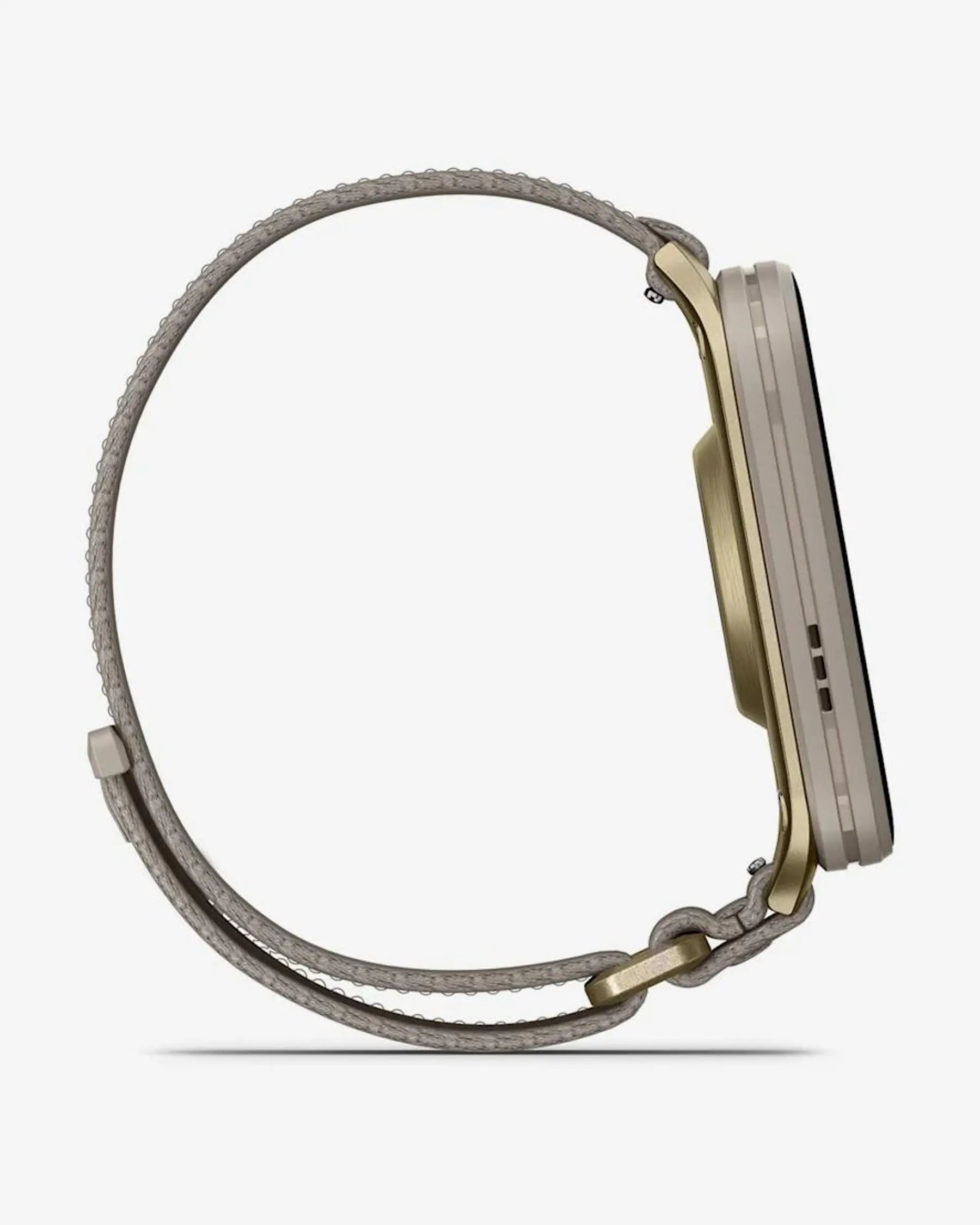 Garmin Venu X1 Gold mit grauem Armband