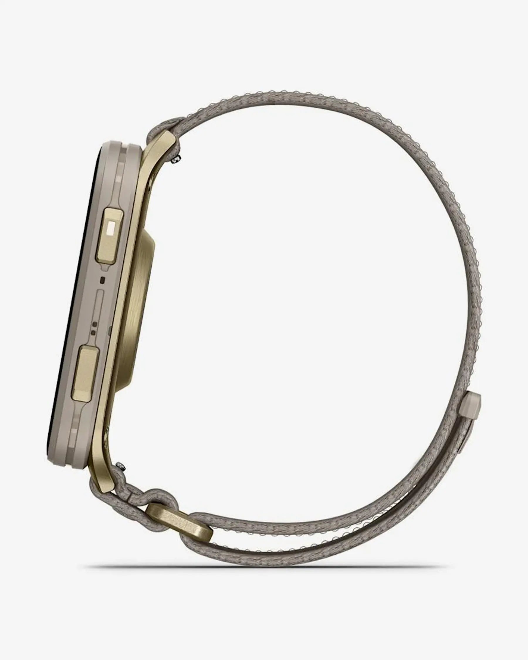 Garmin Venu X1 Gold mit grauem Armband