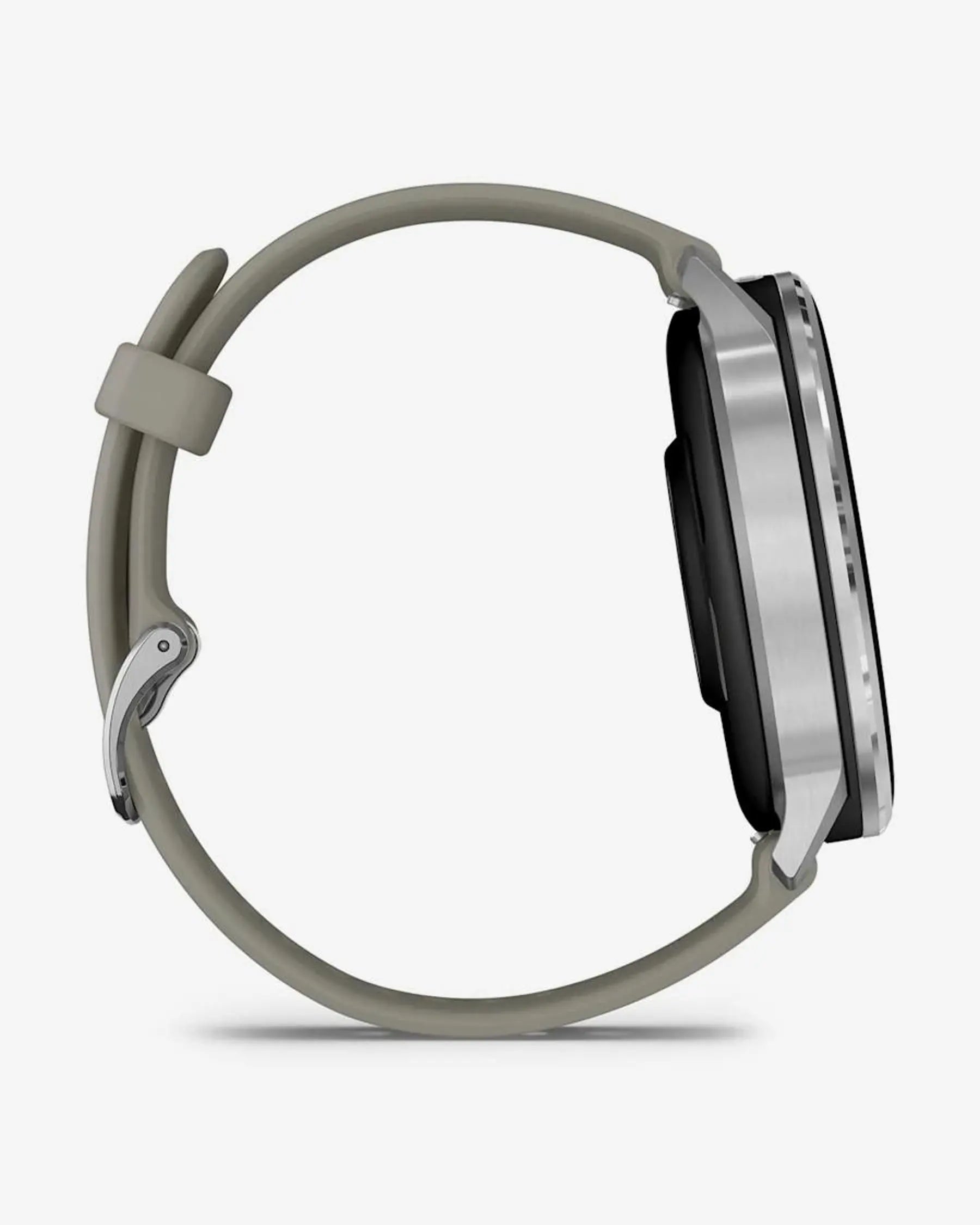 Garmin Venu 4 – 45 mm Silber mit grauem Armband