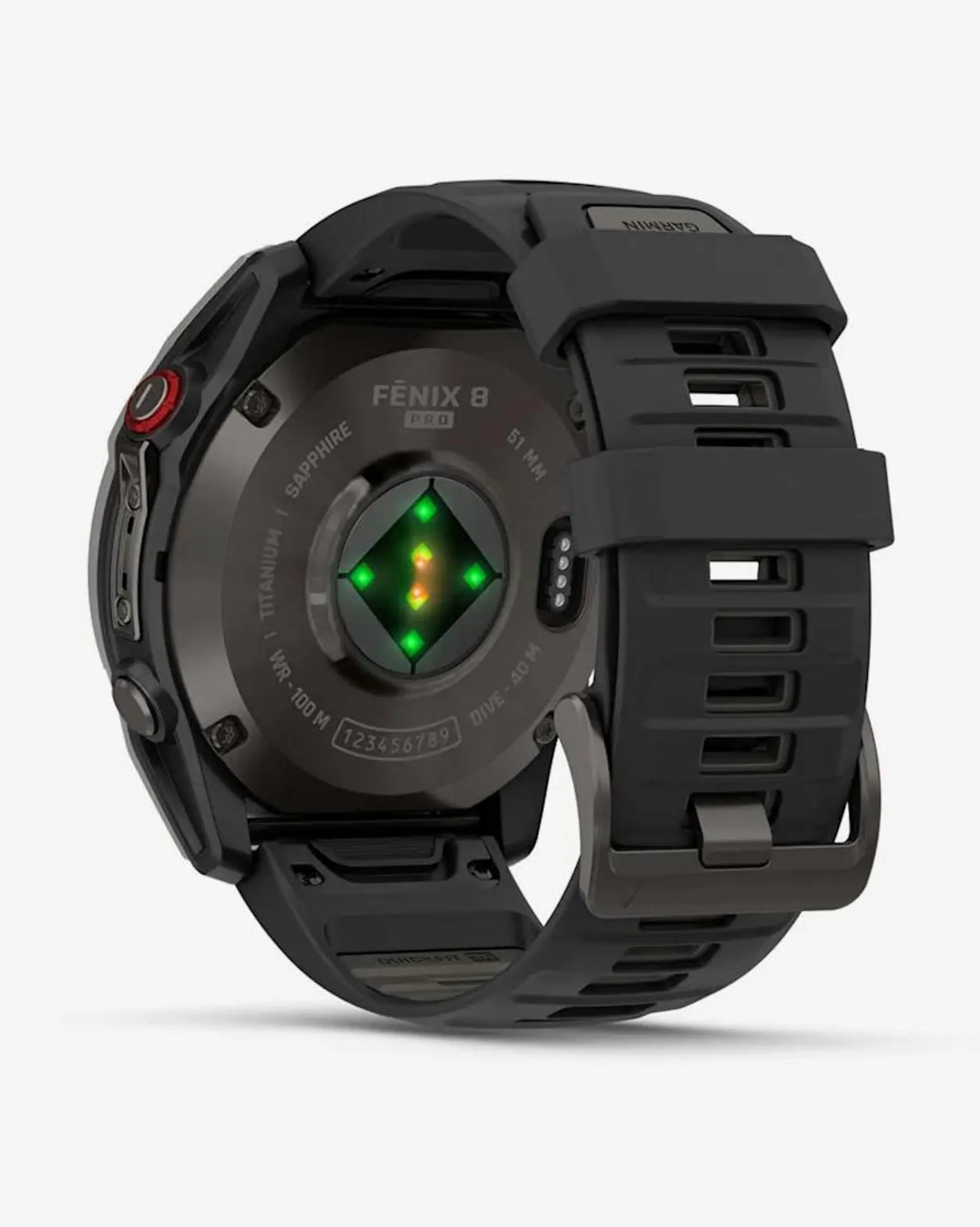 Garmin Fenix 8 Pro AMOLED Sapphire 51 mm Titanium Carbon Gray Black Strap