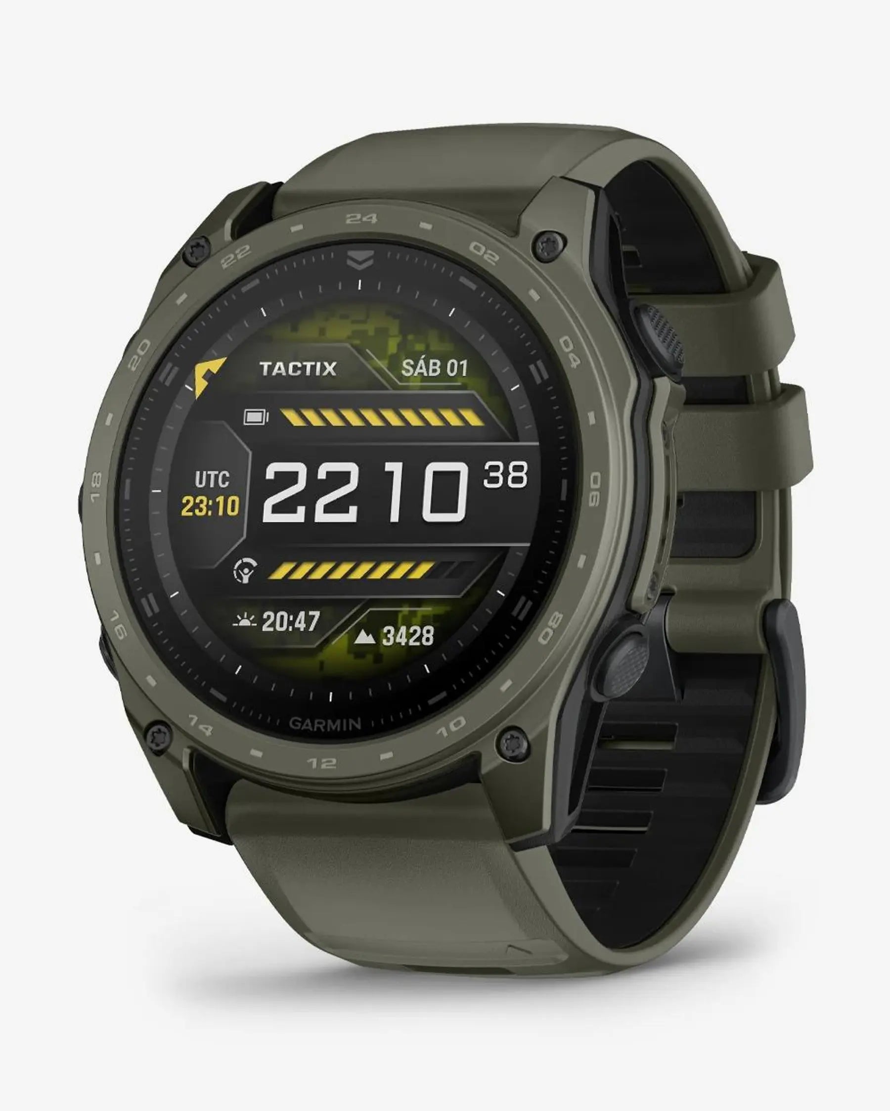 Garmin Tactix 8 AMOLED 51 mm Cerakote Green