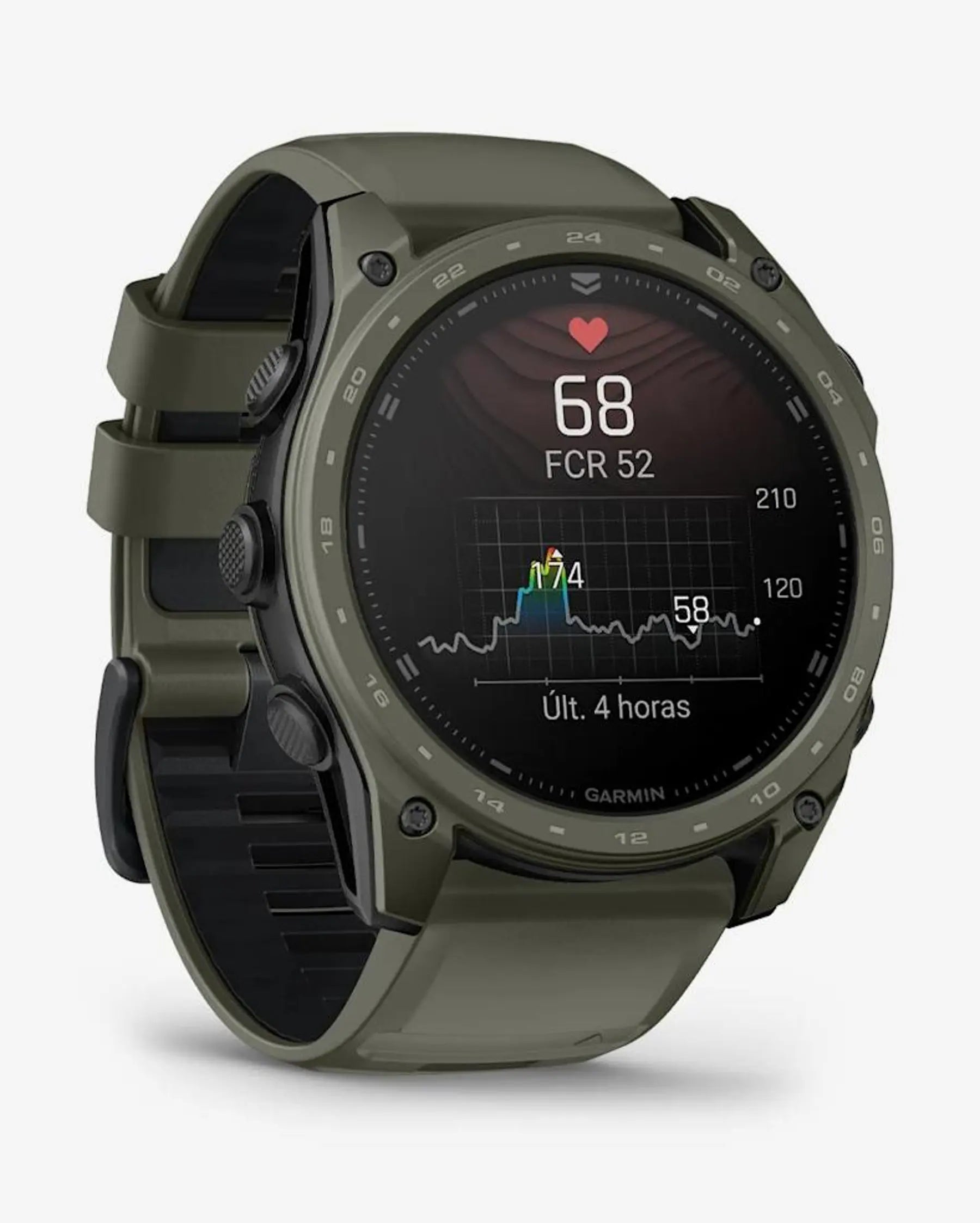 Garmin Tactix 8 AMOLED 51 mm Cerakote Green