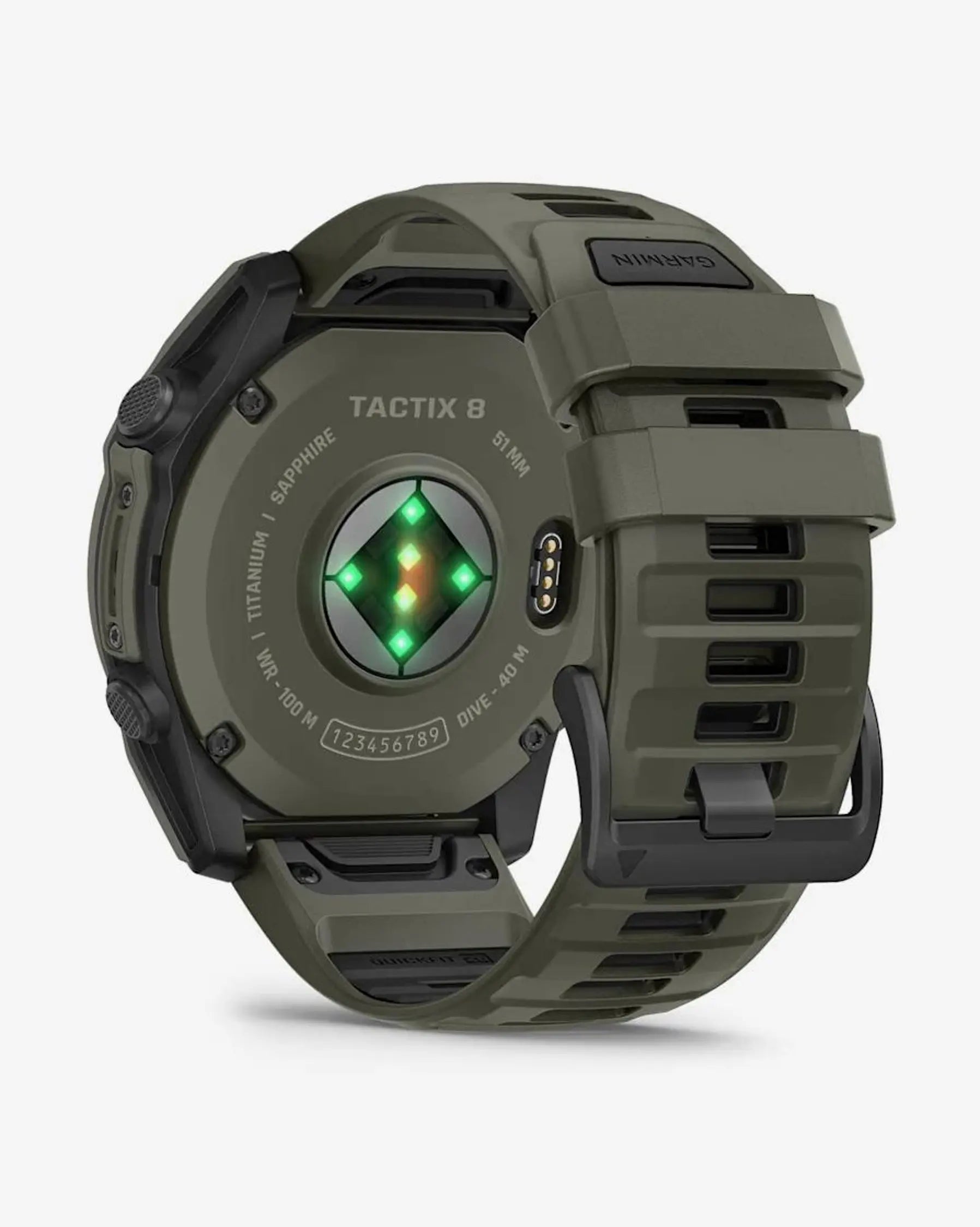 Garmin Tactix 8 AMOLED 51 mm Cerakote Green