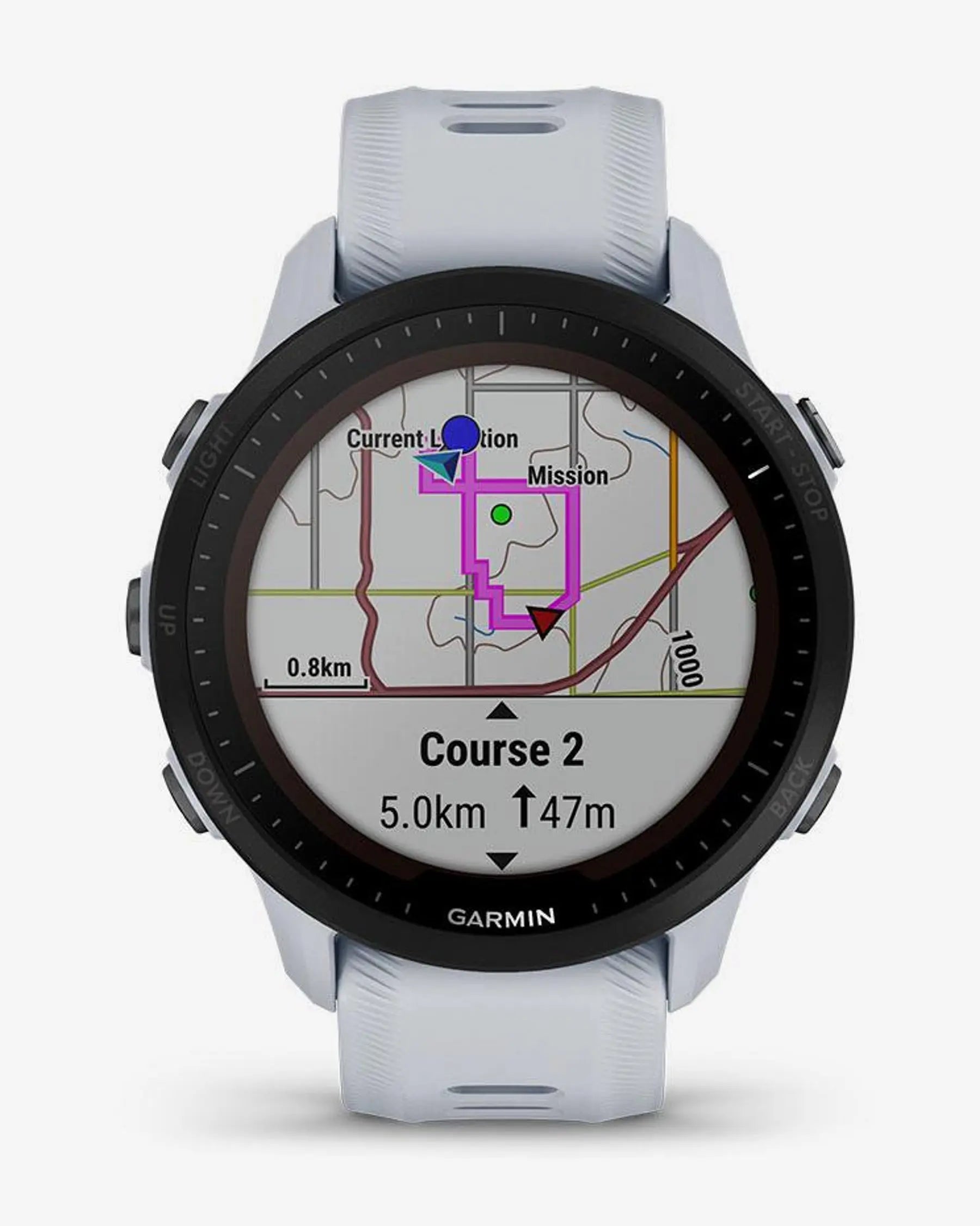 Garmin Forerunner 955 Solar Weiß
