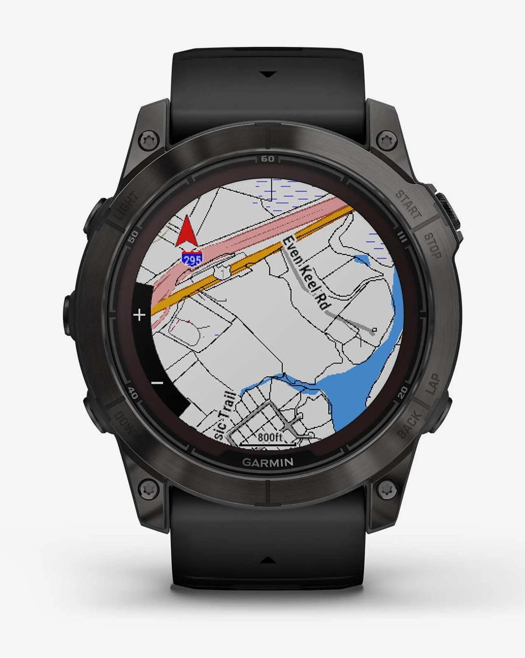 Garmin Fenix 7X Pro Sapphire Solar Carbon Gray Titanium Black Strap