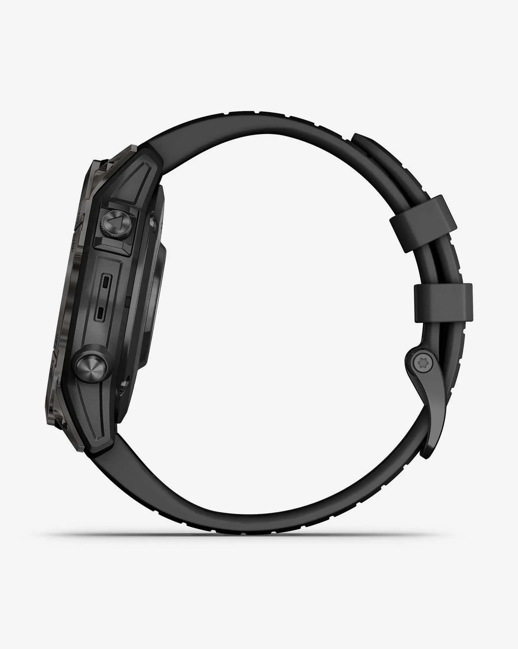 Garmin EPIX 2 PRO Saphirglas, 47 mm, Titan DLC, Carbongrau, Schwarzes Armband