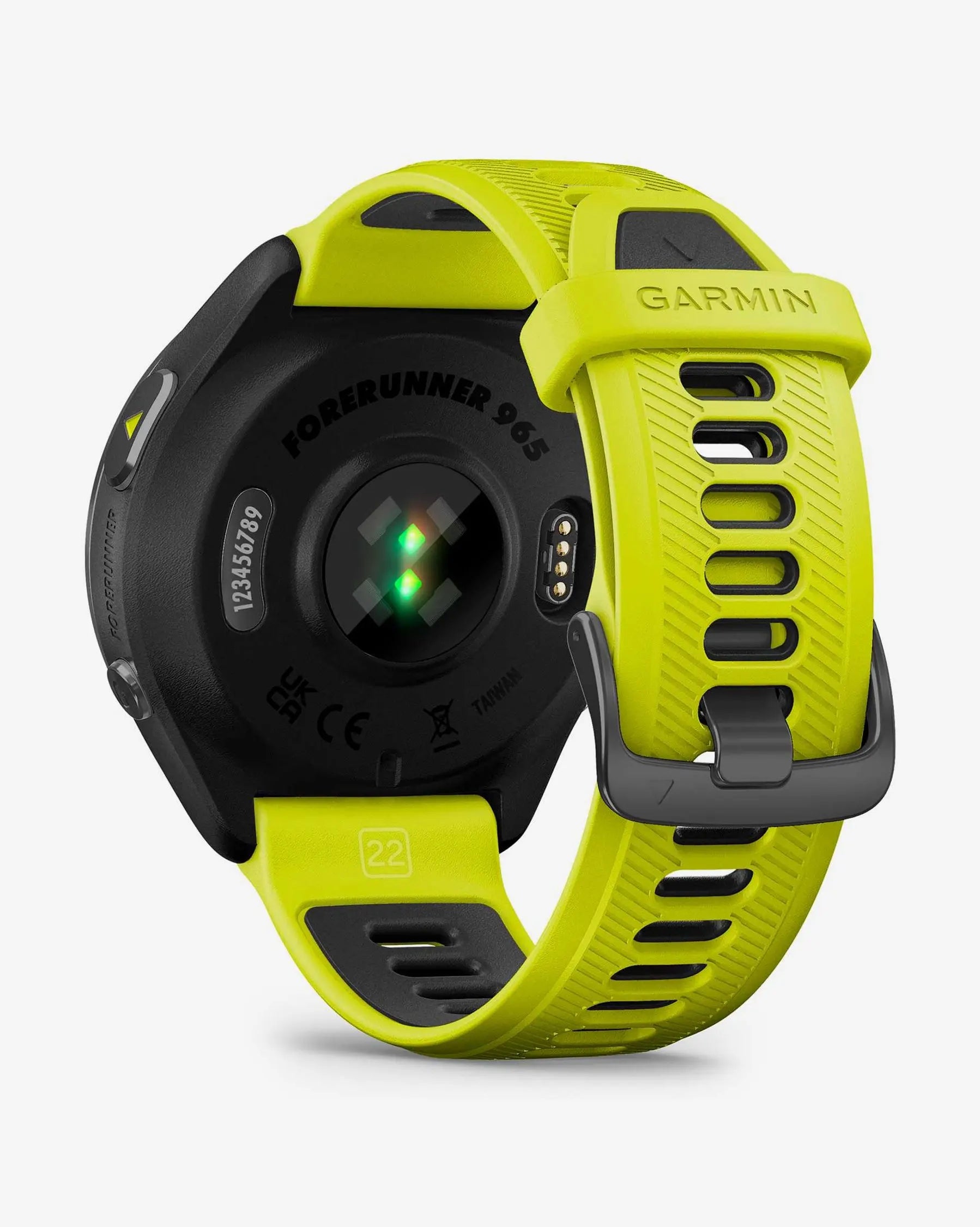 Garmin Forerunner 965 (schwarz mit gelbem Armband)