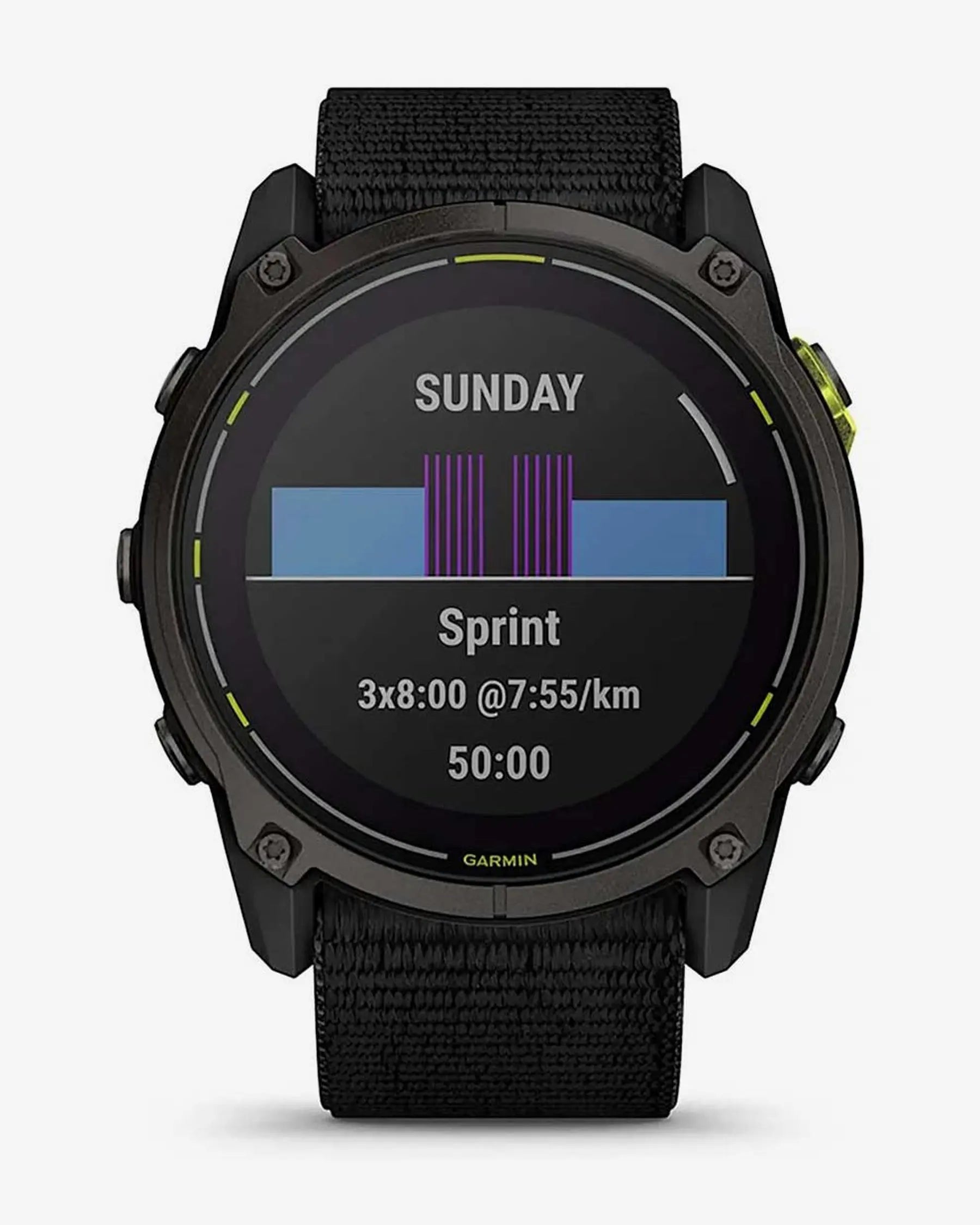Garmin Enduro 3 Sapphire Solar 51 mm Titanium Carbon Gray Black Strap