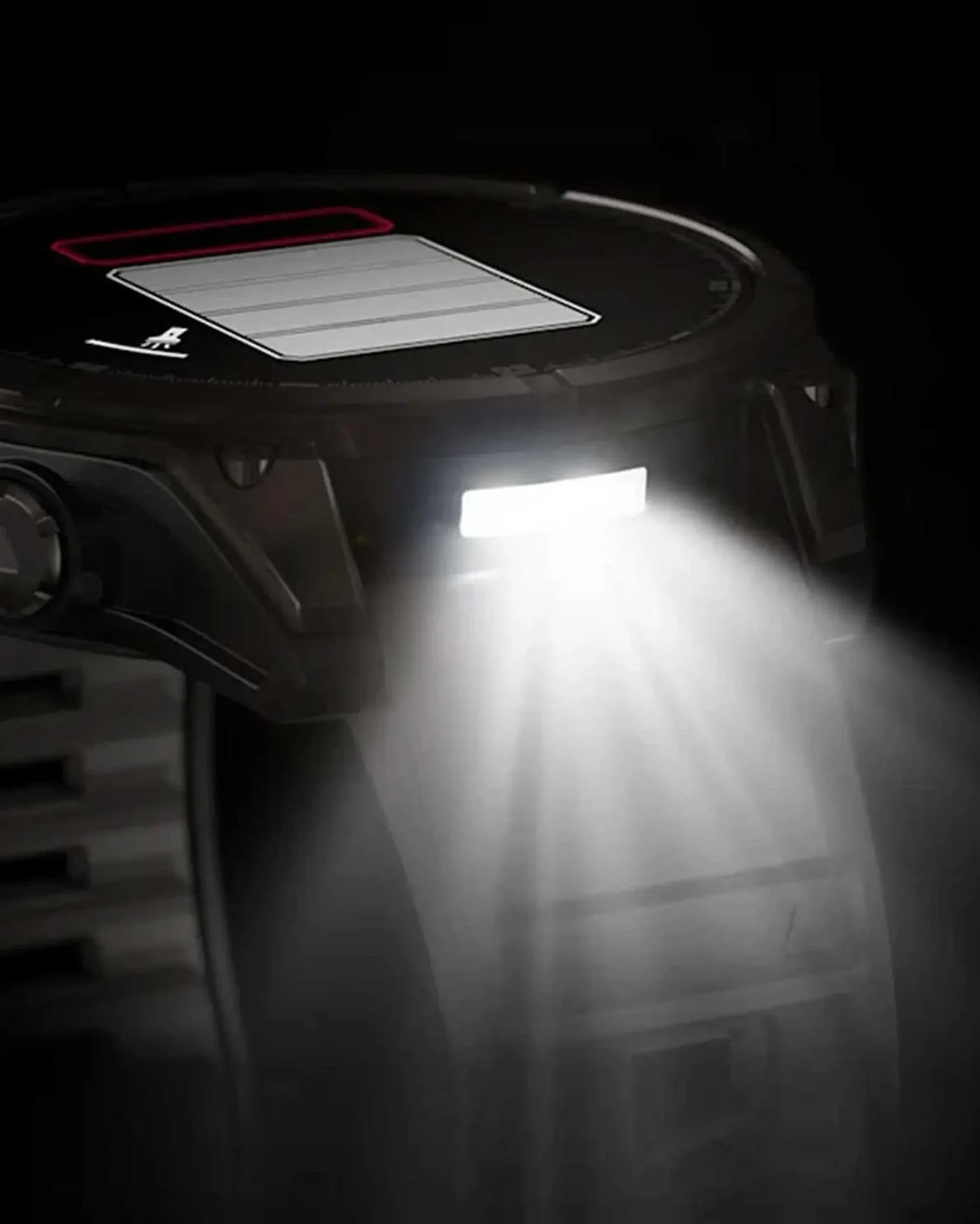 Garmin Fenix 8 AMOLED Saphir 47 mm Titan Carbon Grau Schwarzes Armband