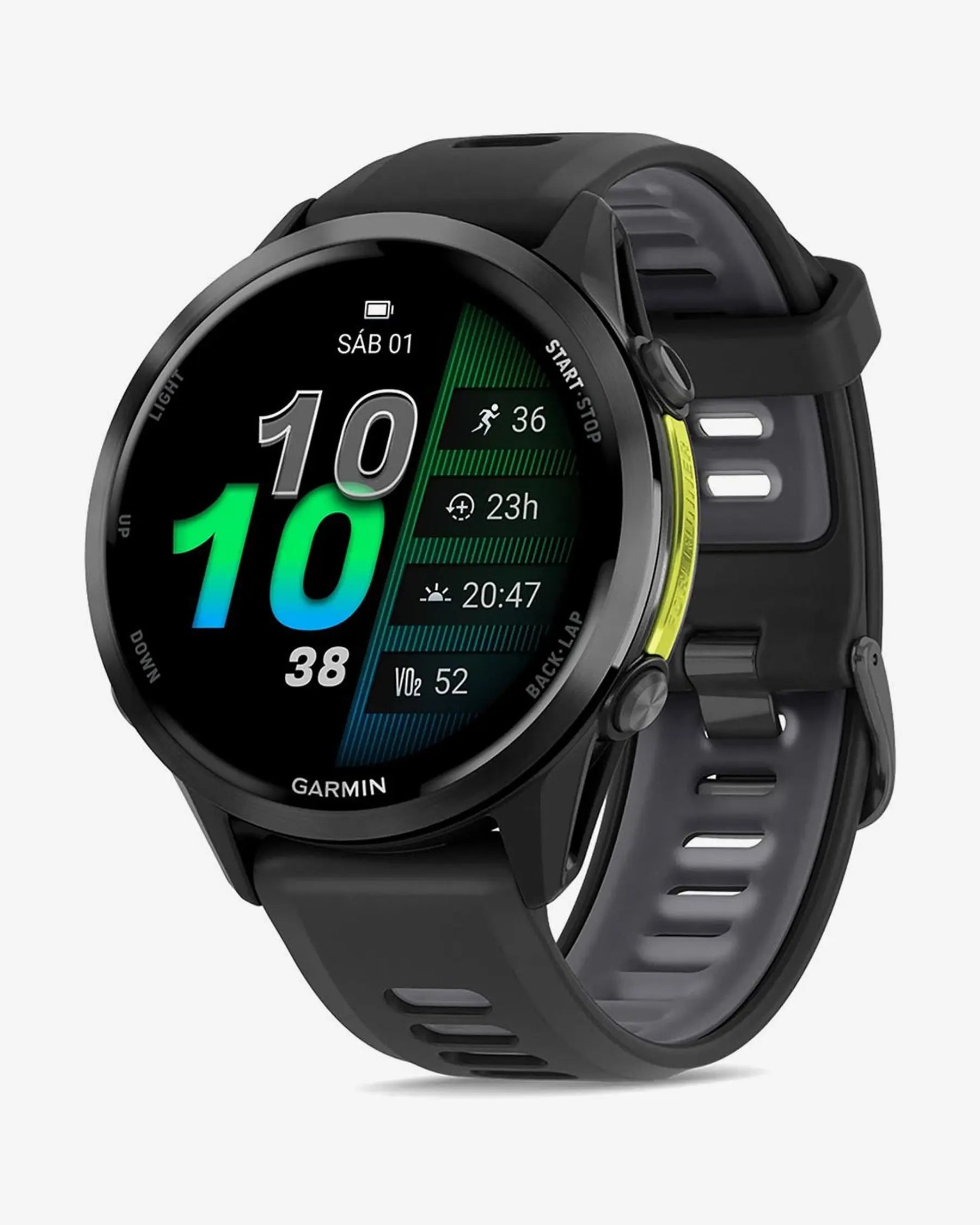 Garmin Forerunner 970 (Schwarz mit schwarzem Armband)