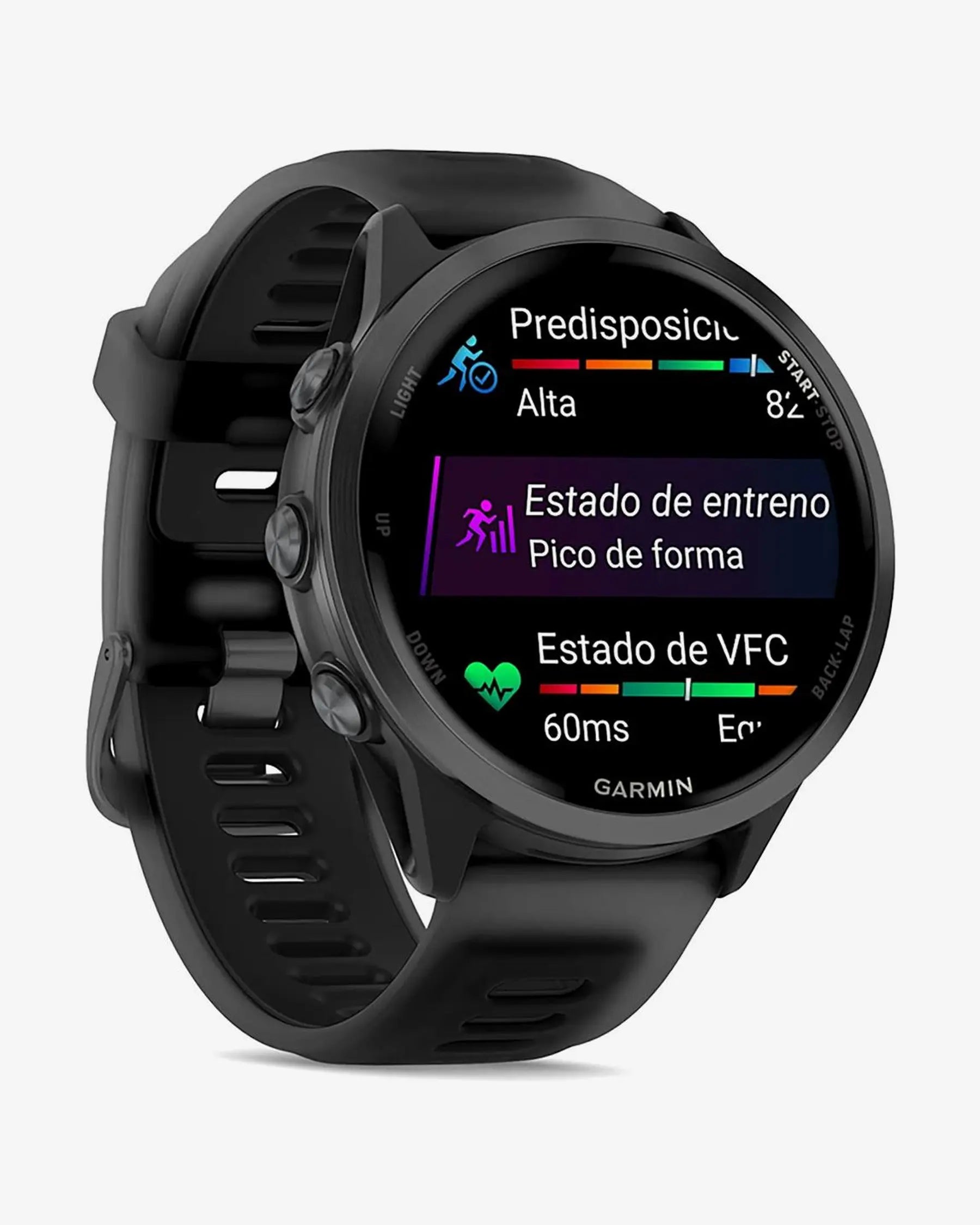 Garmin Forerunner 570 – 47 mm, Schwarz mit schwarzem Armband