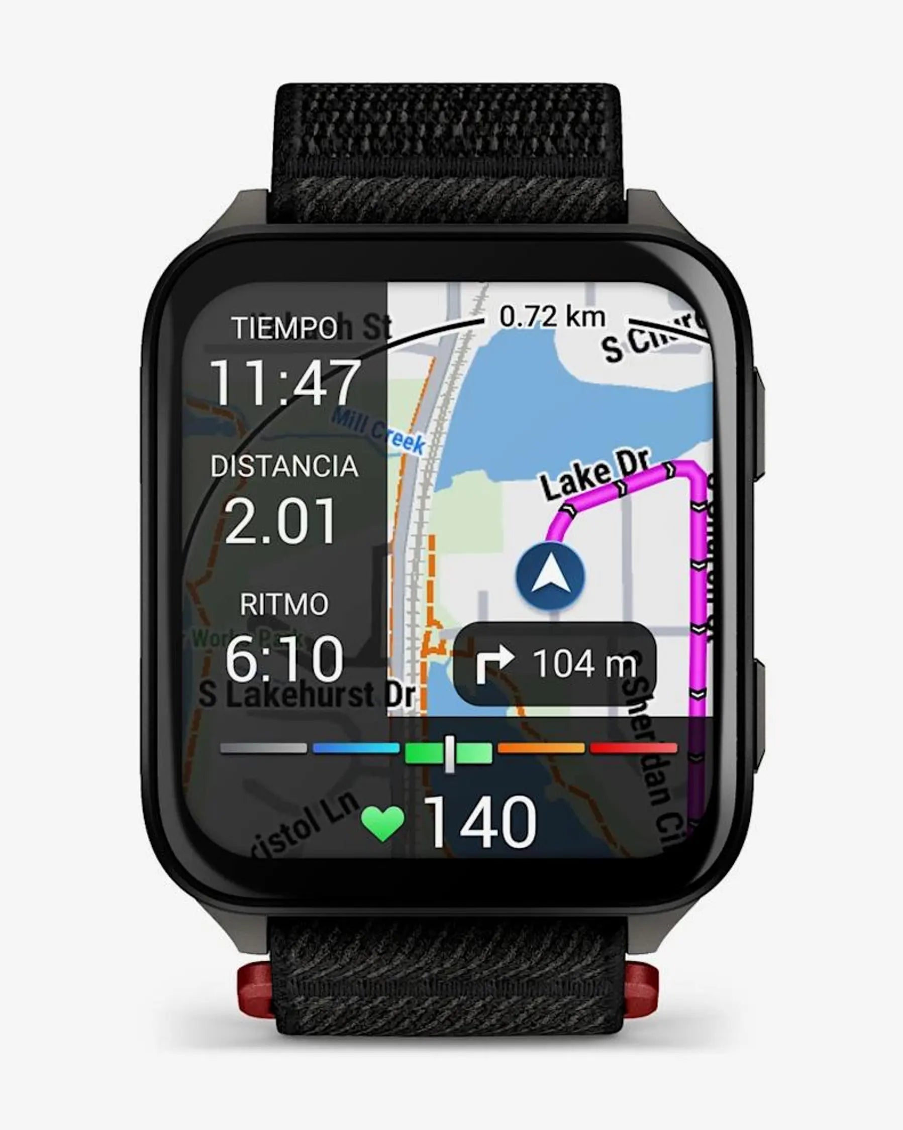 Garmin Venu X1 in Schwarz mit schwarzem Armband